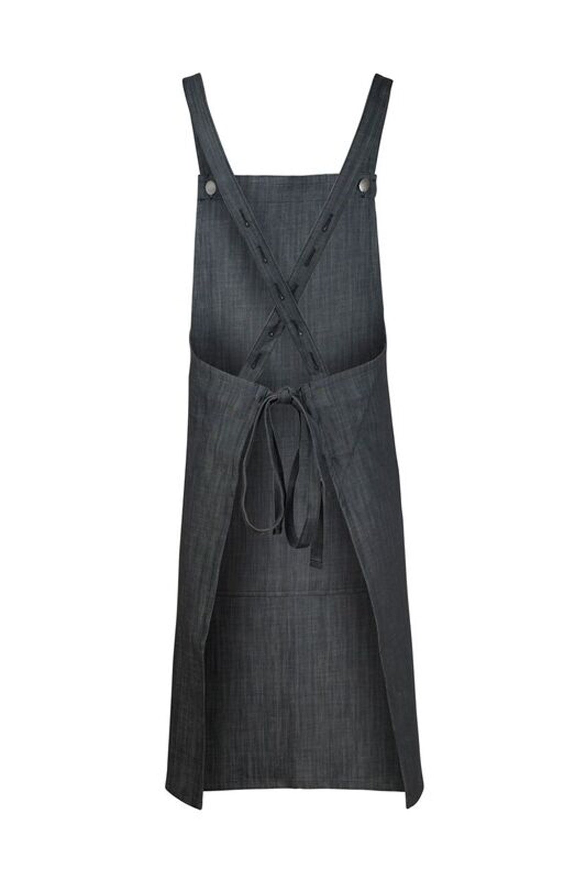 Chefs craft CA026 Full Bib Apron With Pocket-Charcoal Denim