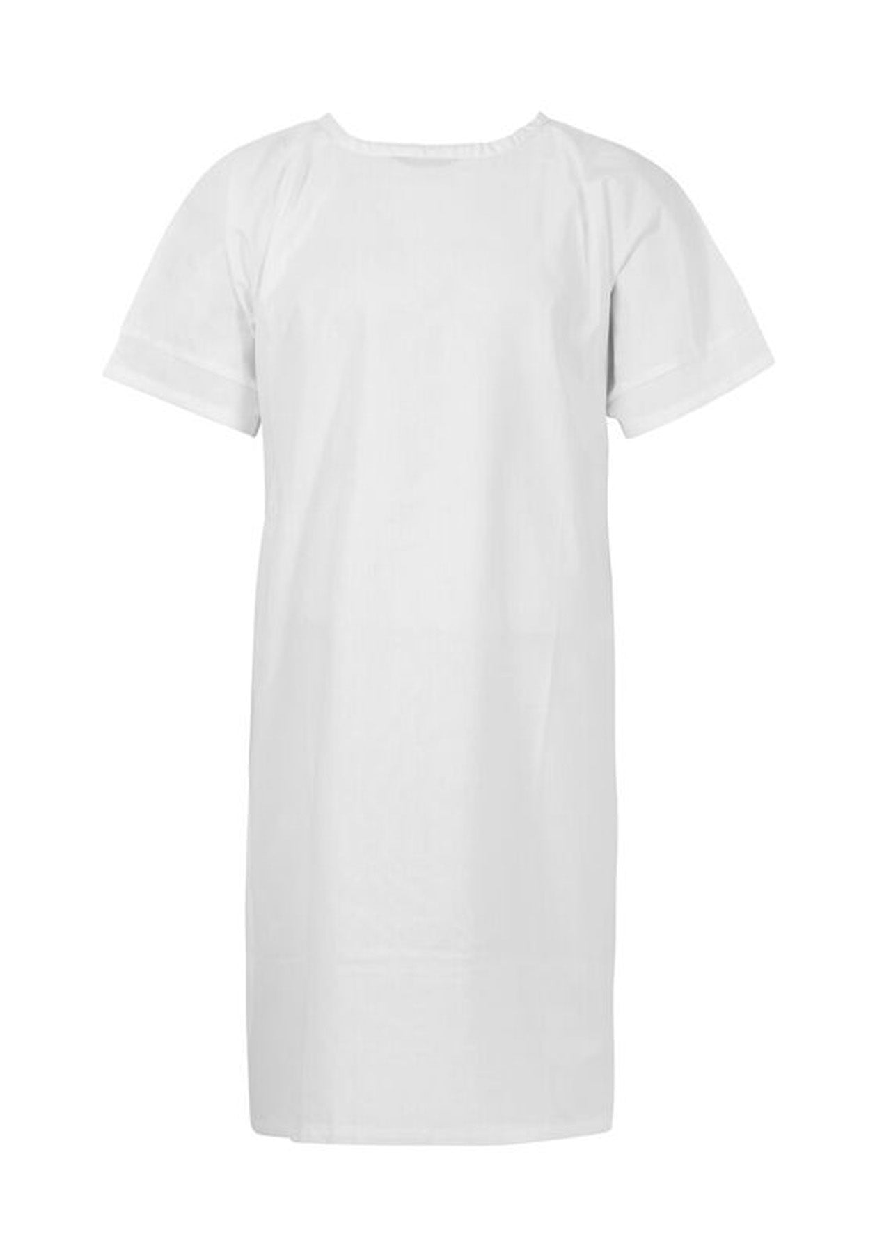 Medi8 M81808 Patient Gown S/S-White