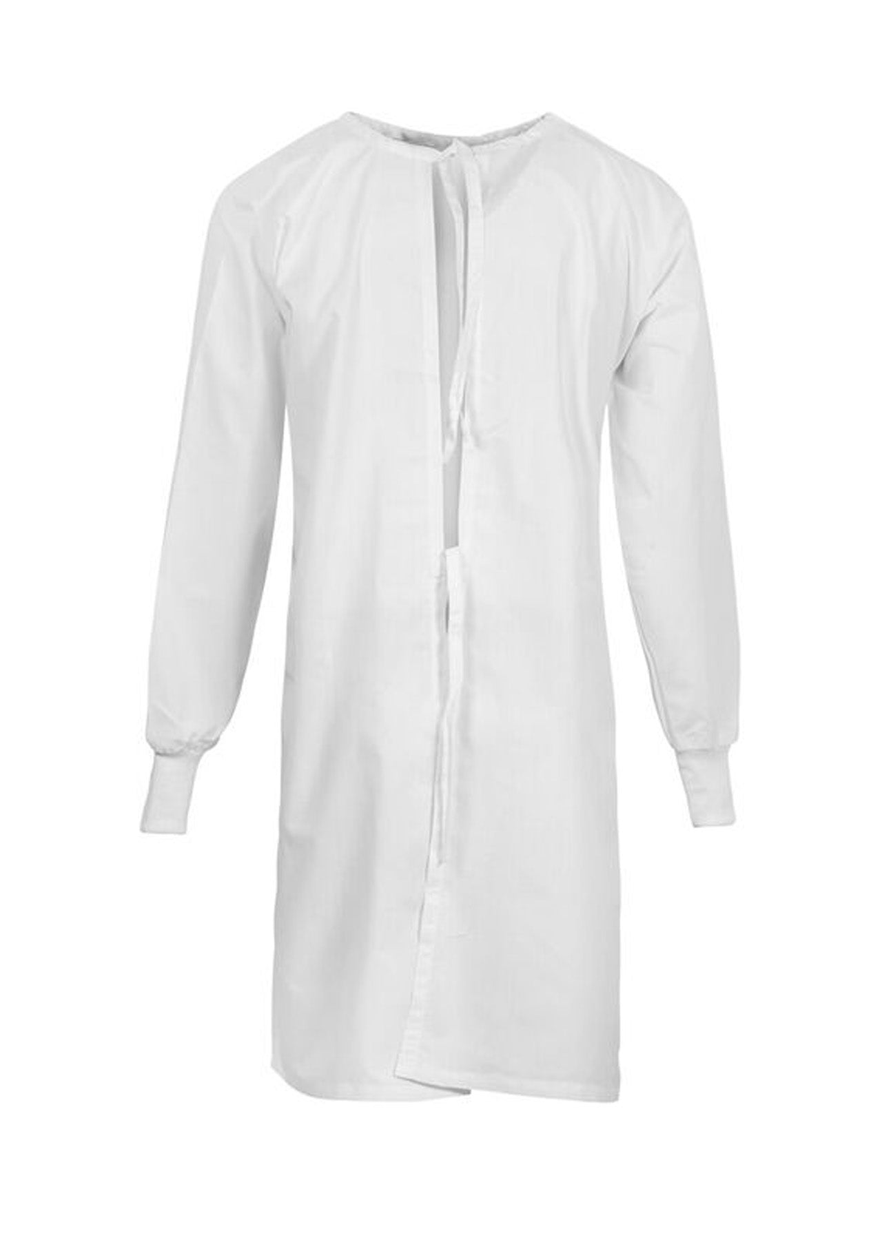 Medi8 M81809 Patient Gown L/S-White