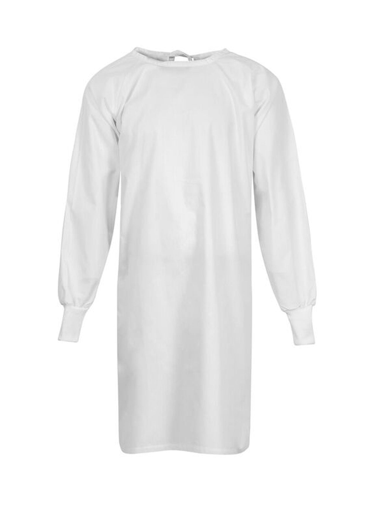 Medi8 M81809 Patient Gown L/S-White