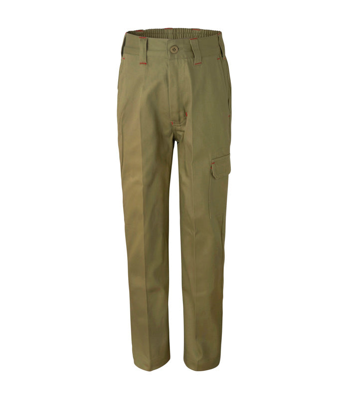 Workcraft WPK503 Kids Midweight Cargo Cotton Drill Trouser