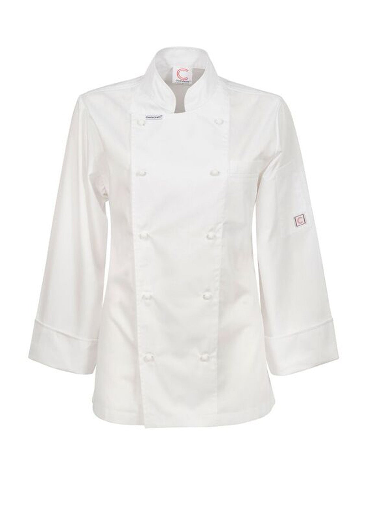 Chefs craft CJL20 Ladies Executive Chef Jacket L/S Jacket Lightweight