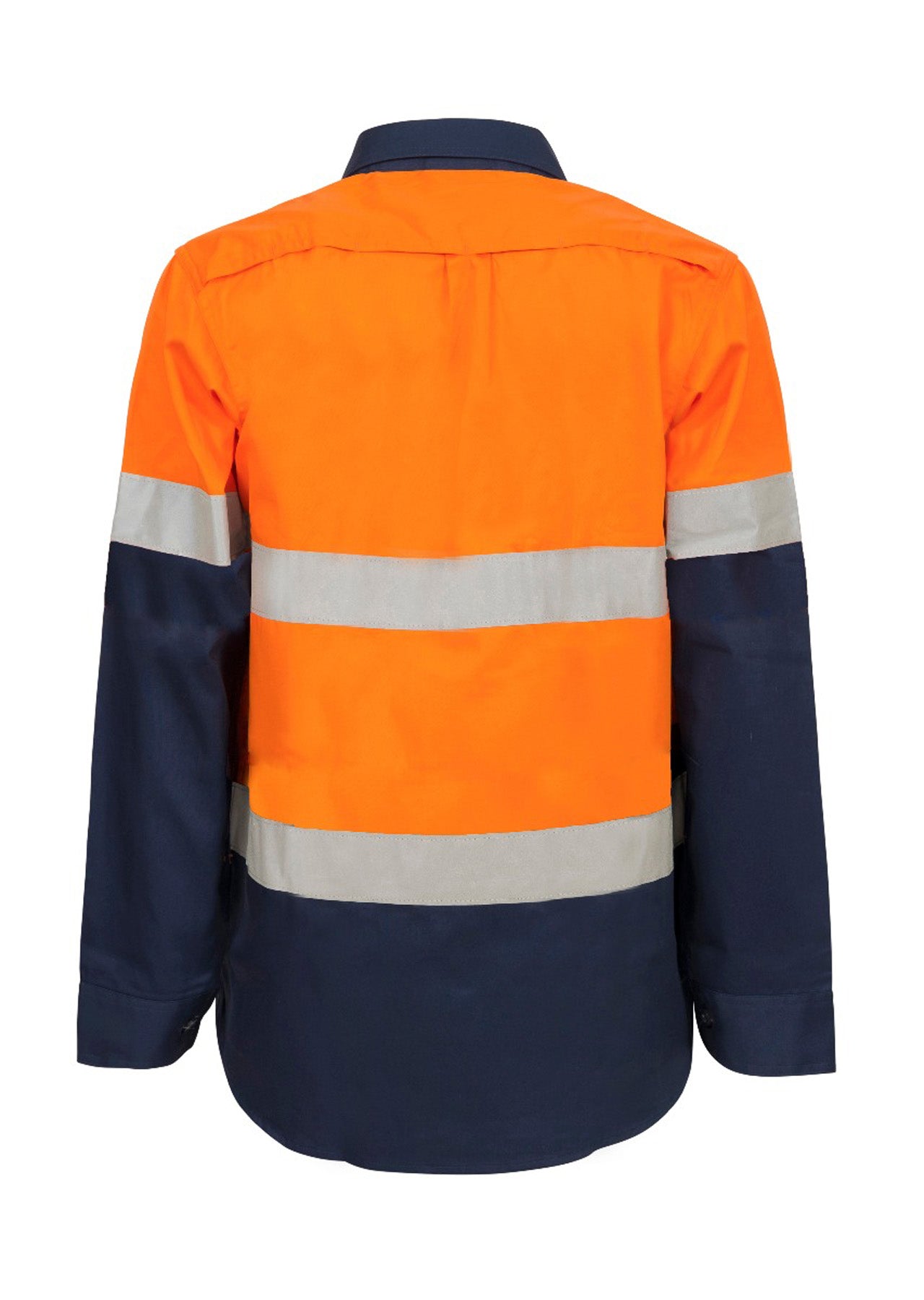 Workcraft WSL601 Maternity Lightweight Hi vis Two Tone L/S Vented Cotton Drill Shirt