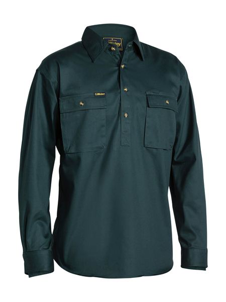 Bisley BSC6433 Closed Front Cotton Drill Shirt