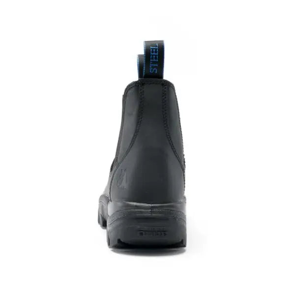 Steel Blue 382101 Hobart Slip On Nitrile PR Bump Safety Boot-Black