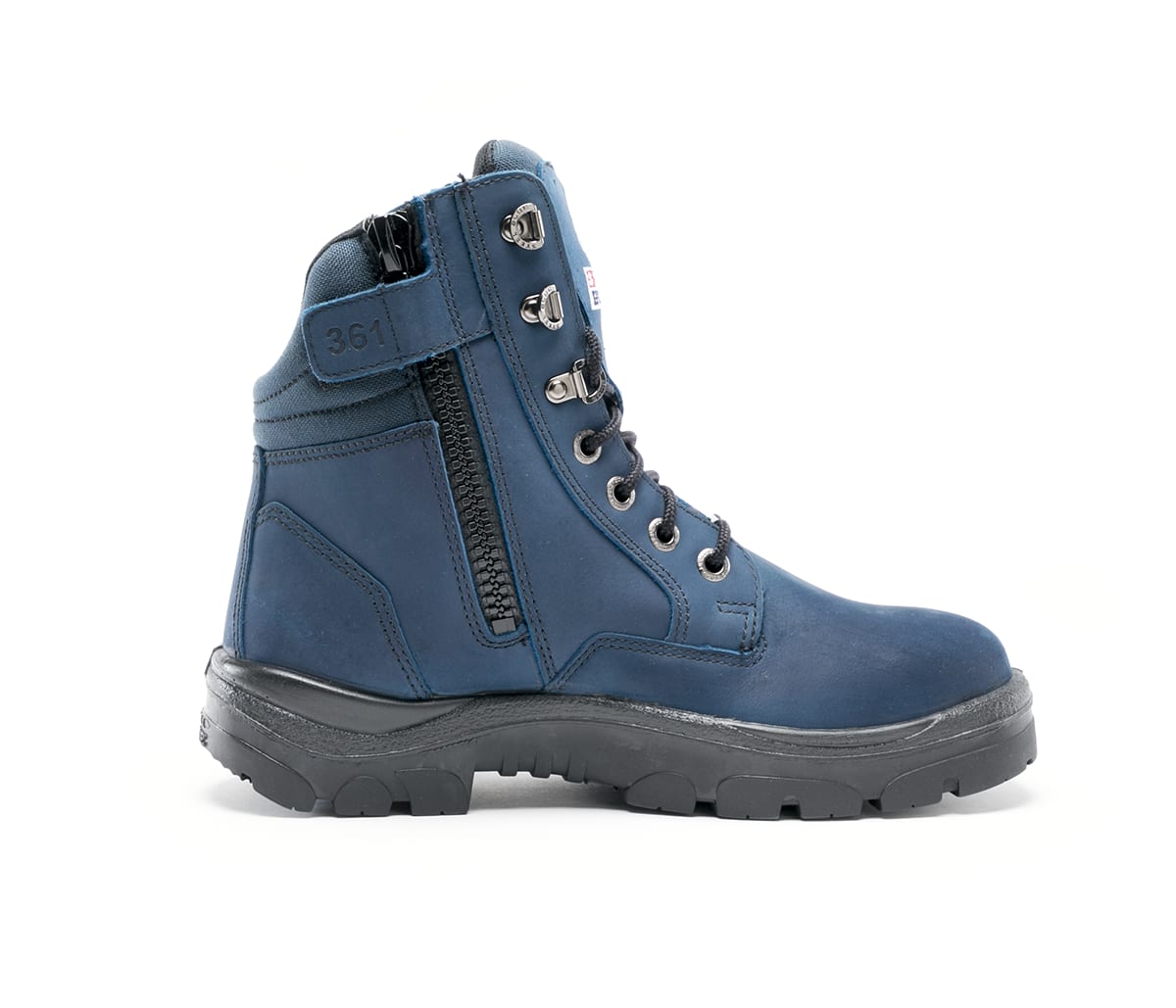 Steel Blue 312361 Southern Cross Zip Safety Boots Blue