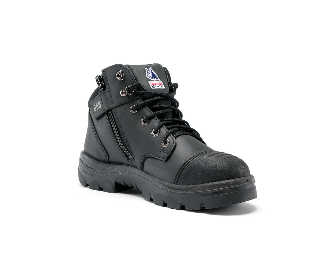 Steel Blue 312658 Parkes Zip Scuff Safety Boot-Men's Steel Toe boots at Motoman Industrial Wear