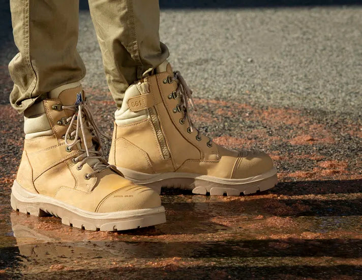 Steel Blue 312661 Southern Cross Zip Safety Boots