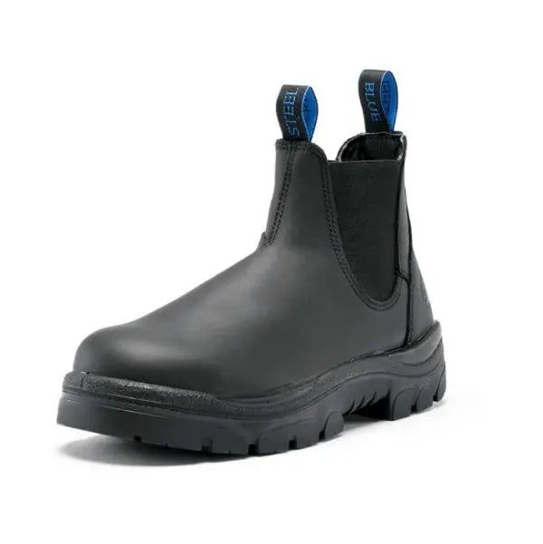 Steel Blue 322101 Hobart Nitrile Safety Boot Slip On-Black