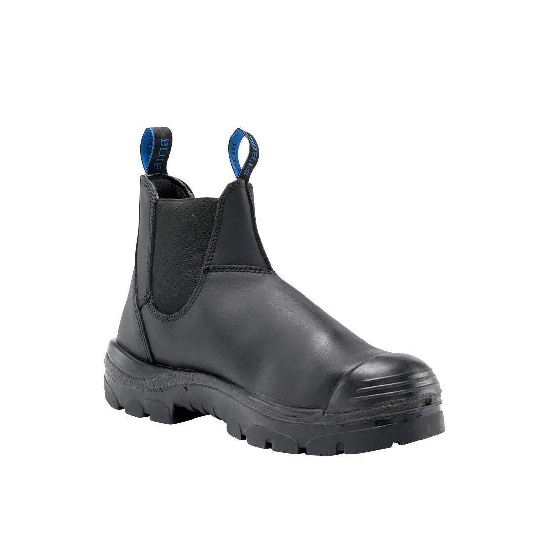 Steel Blue 382101 Hobart Slip On Nitrile PR Bump Safety Boot-Black