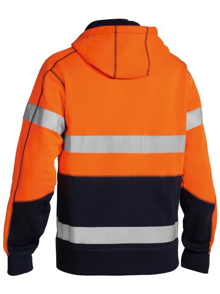 Bisley BK6988T Taped Hi-vis Fleece Hoodie With Sherpa Lining