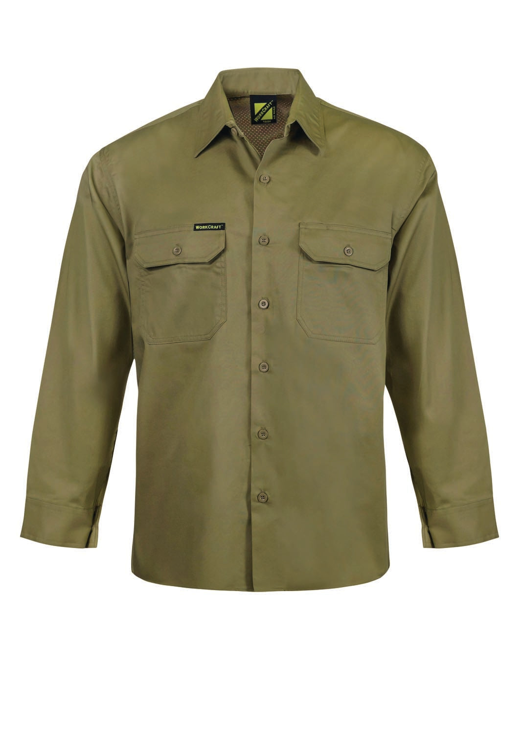 Workcraft WS4011 Lightweight L/S Vented Cotton Drill Shirt