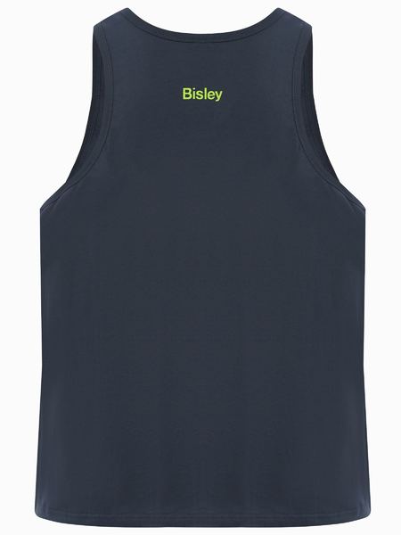 Bisley BKS063 Cotton Logo Singlet