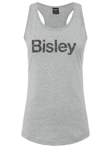 Bisley BKSL063 Women's Cotton Logo Singlet