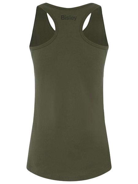 Bisley BKSL063 Women's Cotton Logo Singlet