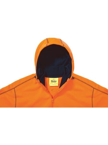 Bisley BK6819 Hi-vis Fleece Hoodie