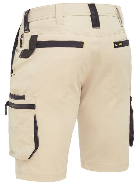 Bisley BSHC1332 Flx &Amp; Move™ 4-Way Stretch Zip Cargo Short