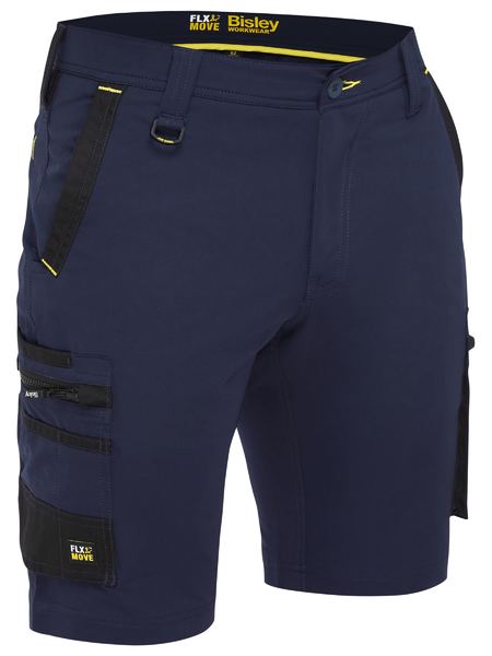 Bisley BSHC1332 Flx &Amp; Move™ 4-Way Stretch Zip Cargo Short