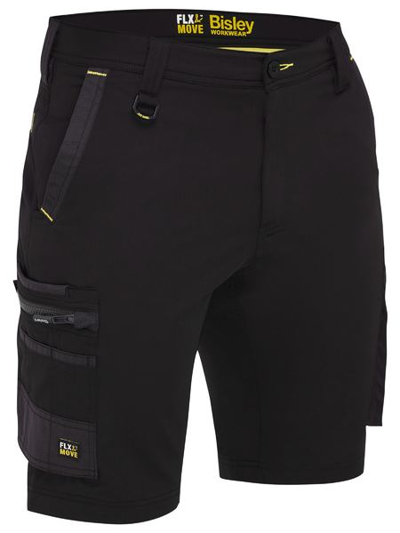 Bisley BSHC1332 Flx &Amp; Move™ 4-Way Stretch Zip Cargo Short