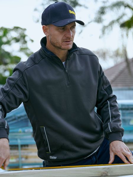 Bisley BK6924 1/4 Zip Work Fleece Pullover