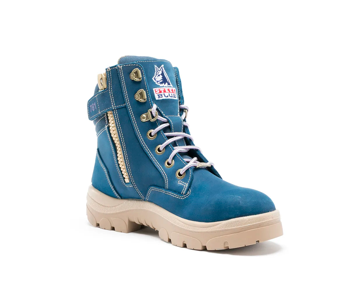 Steel Blue 512761 Southern Cross Zip Ladies Safety Boot