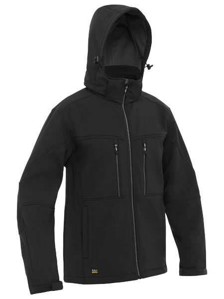 Bisley BJ6570 Flex & Move™ Hooded Soft Shell Jacket