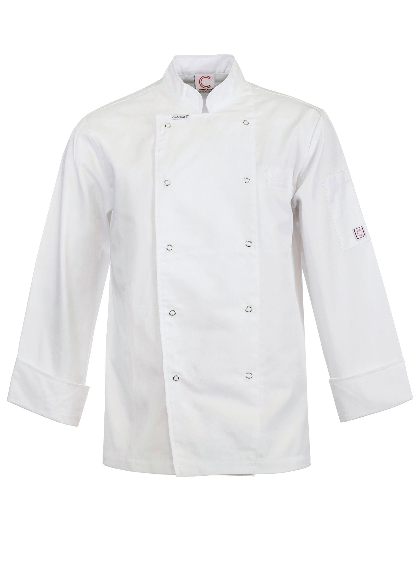 Chefs craft CJ051 Exec Chef Jacket L/S Lightweight