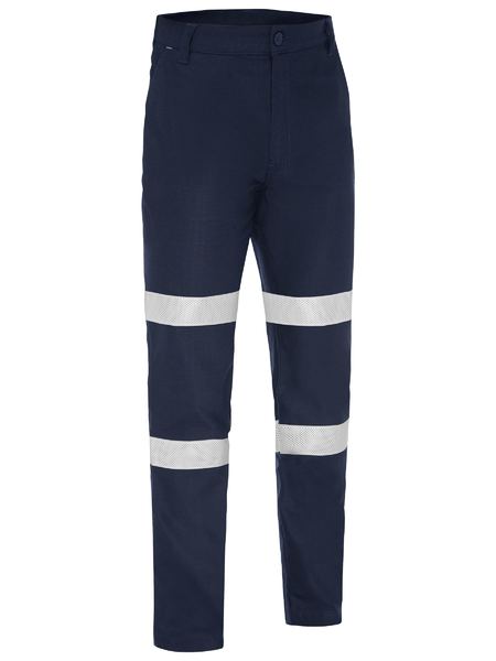 Bisley BP8580T Apex 240 Biomotion Taped Fr Ripstop Pant-Navy