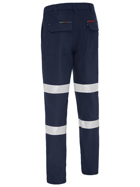 Bisley BP8580T Apex 240 Biomotion Taped Fr Ripstop Pant-Navy