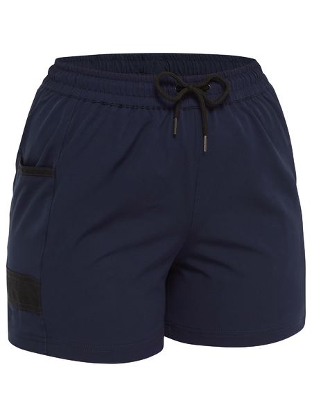 Bisley BSHL1331 Women's Flex And Move 4-way Stretch Elastic Waist Short