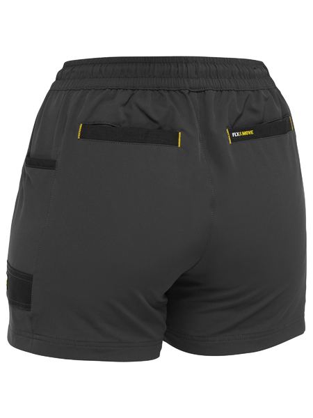 Bisley BSHL1331 Women's Flex And Move 4-way Stretch Elastic Waist Short