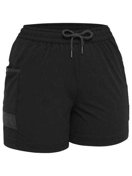 Bisley BSHL1331 Women's Flex And Move 4-way Stretch Elastic Waist Short