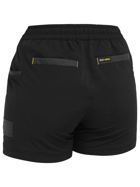 Bisley BSHL1331 Women's Flex And Move 4-way Stretch Elastic Waist Short