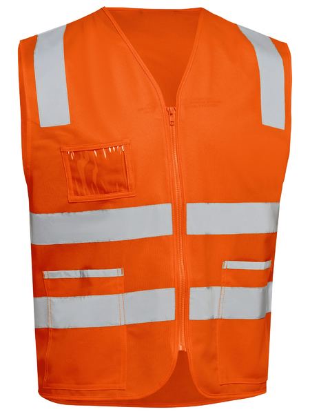 Bisley BV0341T Taped Hi Vis Safety Zip Vest