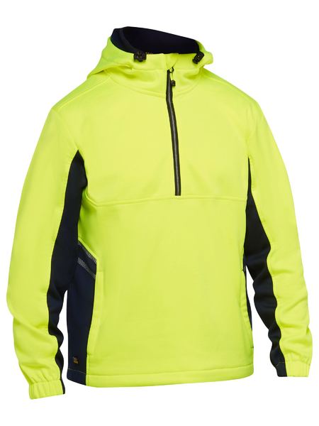 Bisley BK6571 Hi Vis Liquid Repellent Fleece Hoodie