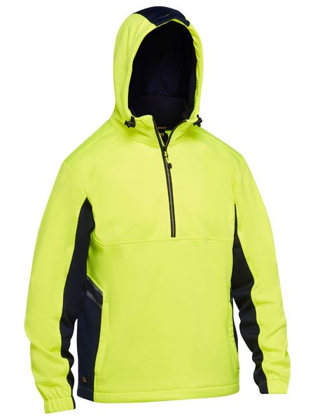 Bisley BK6571 Hi Vis Liquid Repellent Fleece Hoodie