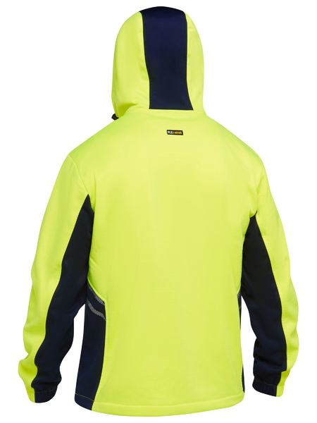 Bisley BK6571 Hi Vis Liquid Repellent Fleece Hoodie