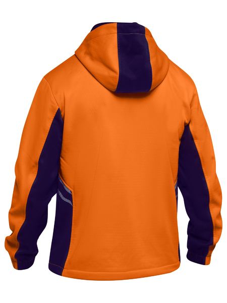 Bisley BK6571 Hi Vis Liquid Repellent Fleece Hoodie