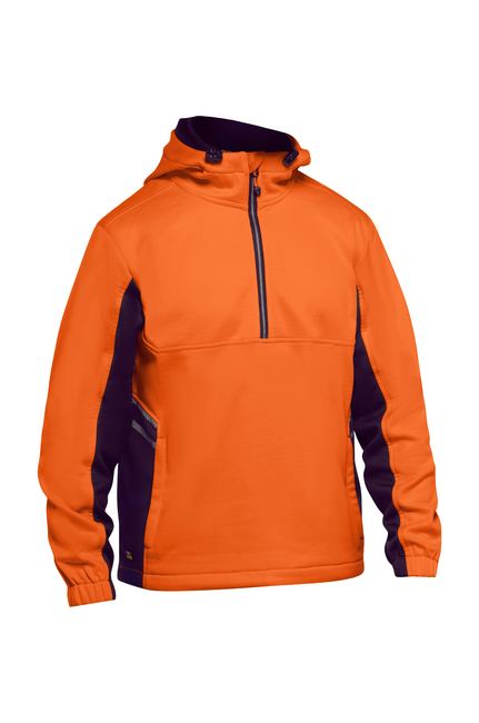 Bisley BK6571 Hi Vis Liquid Repellent Fleece Hoodie