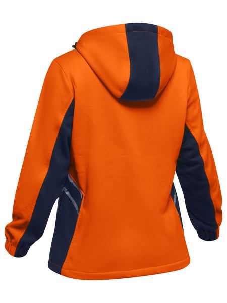 Bisley BKL6571 Women’s Hi Vis Liquid Repellent Fleece Hoodie