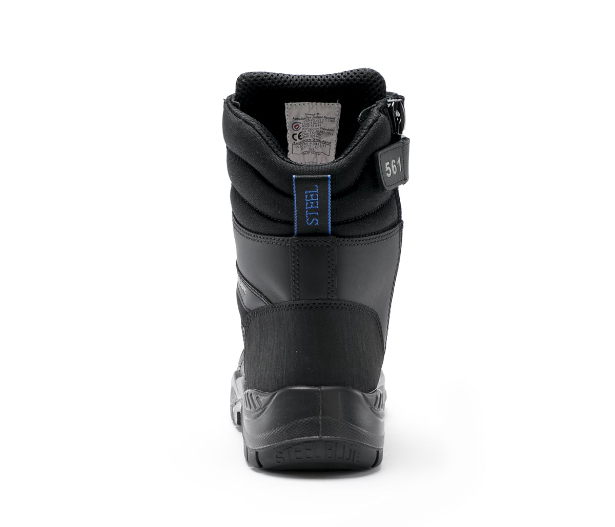 Steel Blue 617561 Tindal TPU High Leg Safety Boots-Black