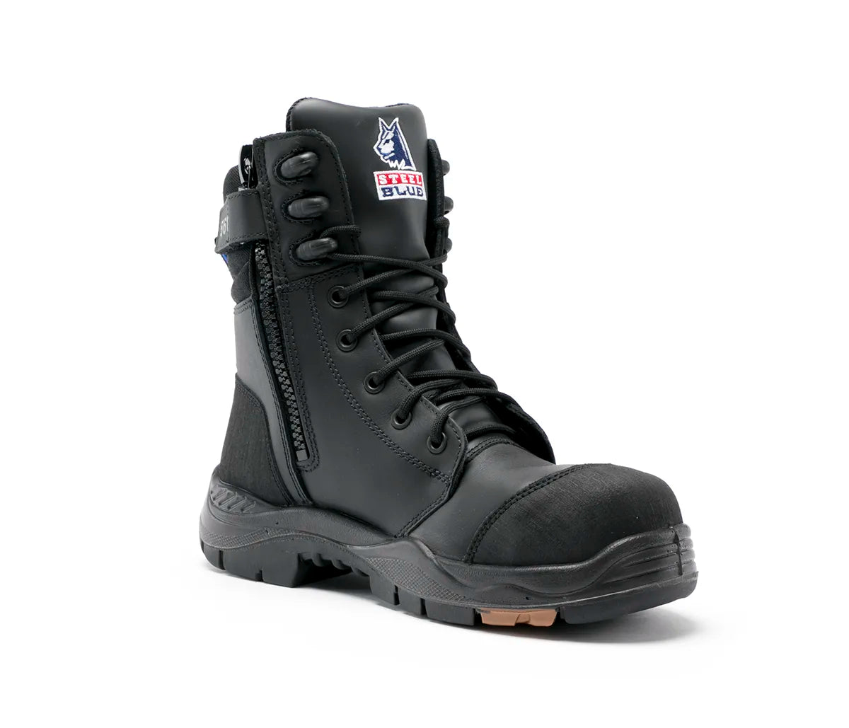 Steel Blue 617561 Tindal TPU High Leg Safety Boots-Black