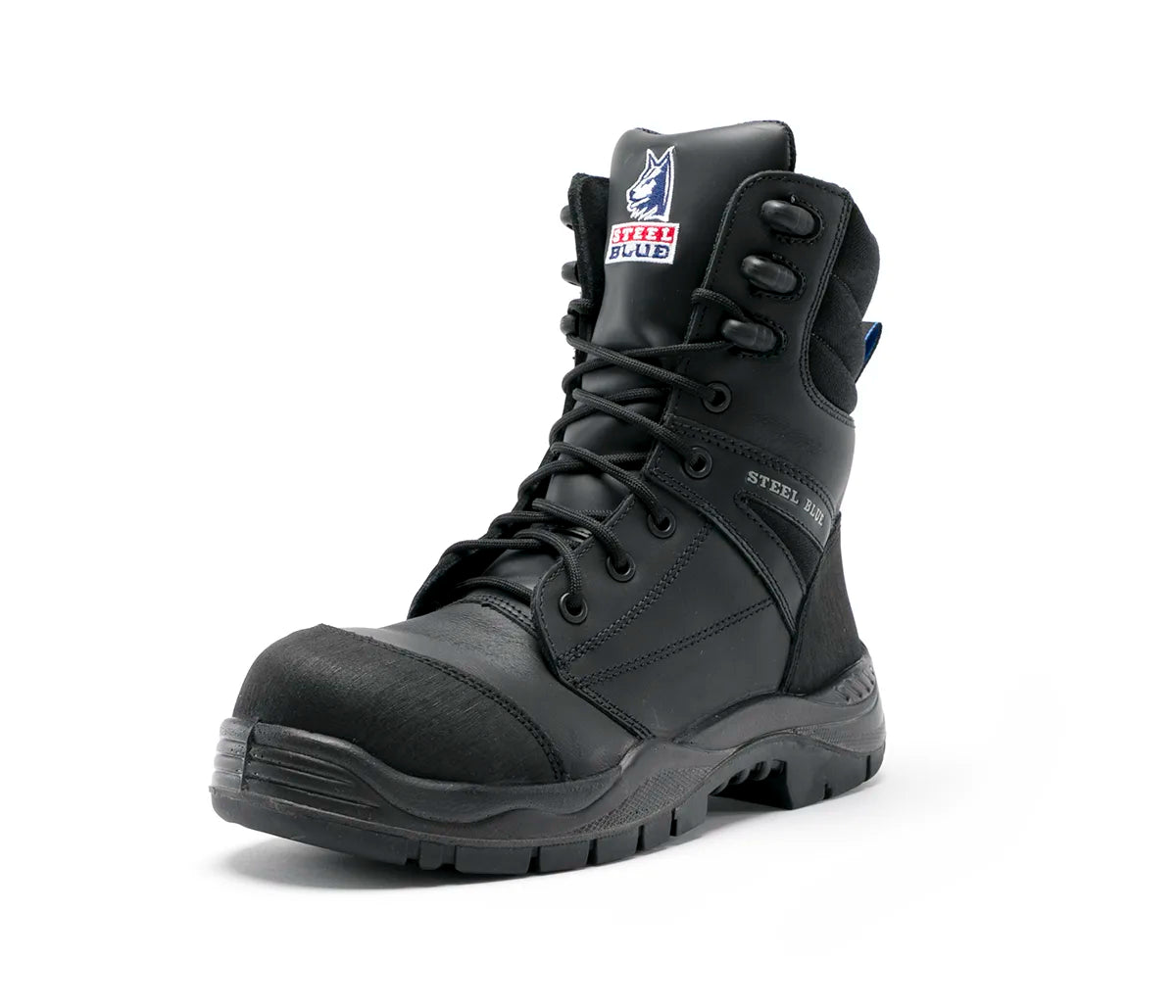 Steel Blue 617561 Tindal TPU High Leg Safety Boots-Black