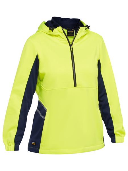 Bisley BKL6571 Women’s Hi Vis Liquid Repellent Fleece Hoodie