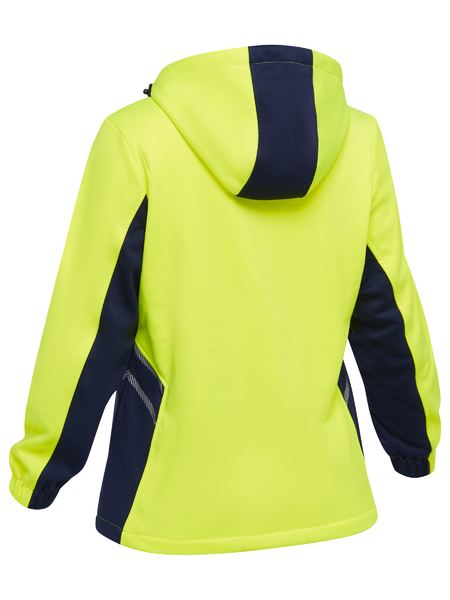 Bisley BKL6571 Women’s Hi Vis Liquid Repellent Fleece Hoodie