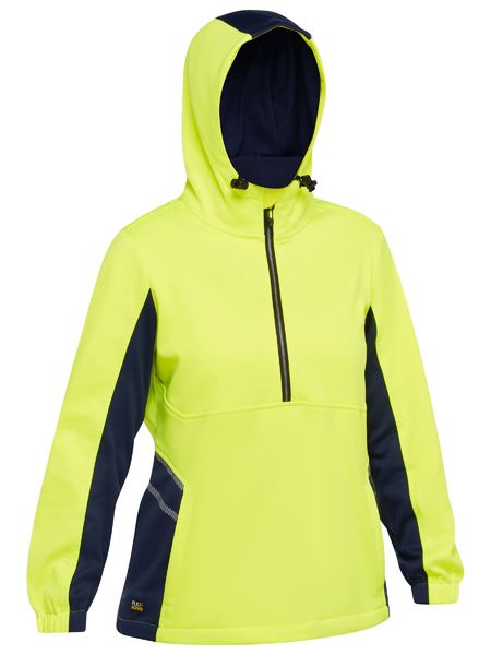 Bisley BKL6571 Women’s Hi Vis Liquid Repellent Fleece Hoodie