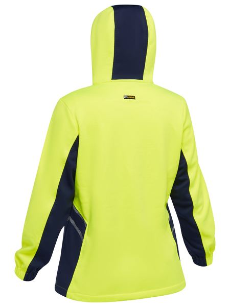 Bisley BKL6571 Women’s Hi Vis Liquid Repellent Fleece Hoodie