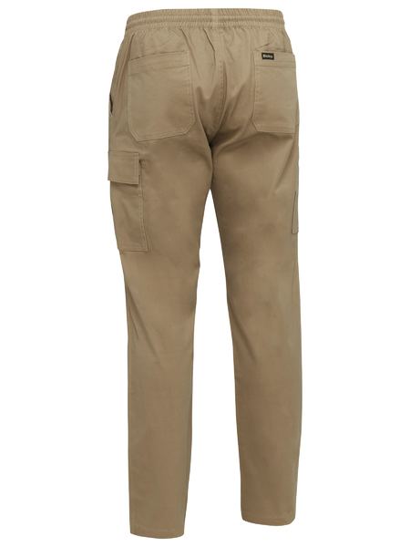 Bisley BPC6029 Stretch Cotton Drill Elastic Waist Cargo Work Pant