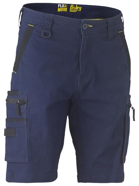 Bisley BSHC1330 Flex & Move™ Stretch Utility Zip Cargo Short