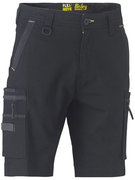 Bisley BSHC1330 Flex & Move™ Stretch Utility Zip Cargo Short